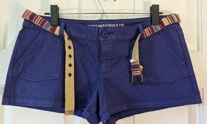 Mossimo Supply Co. Purple Shorts with Belt Size 11 Like New